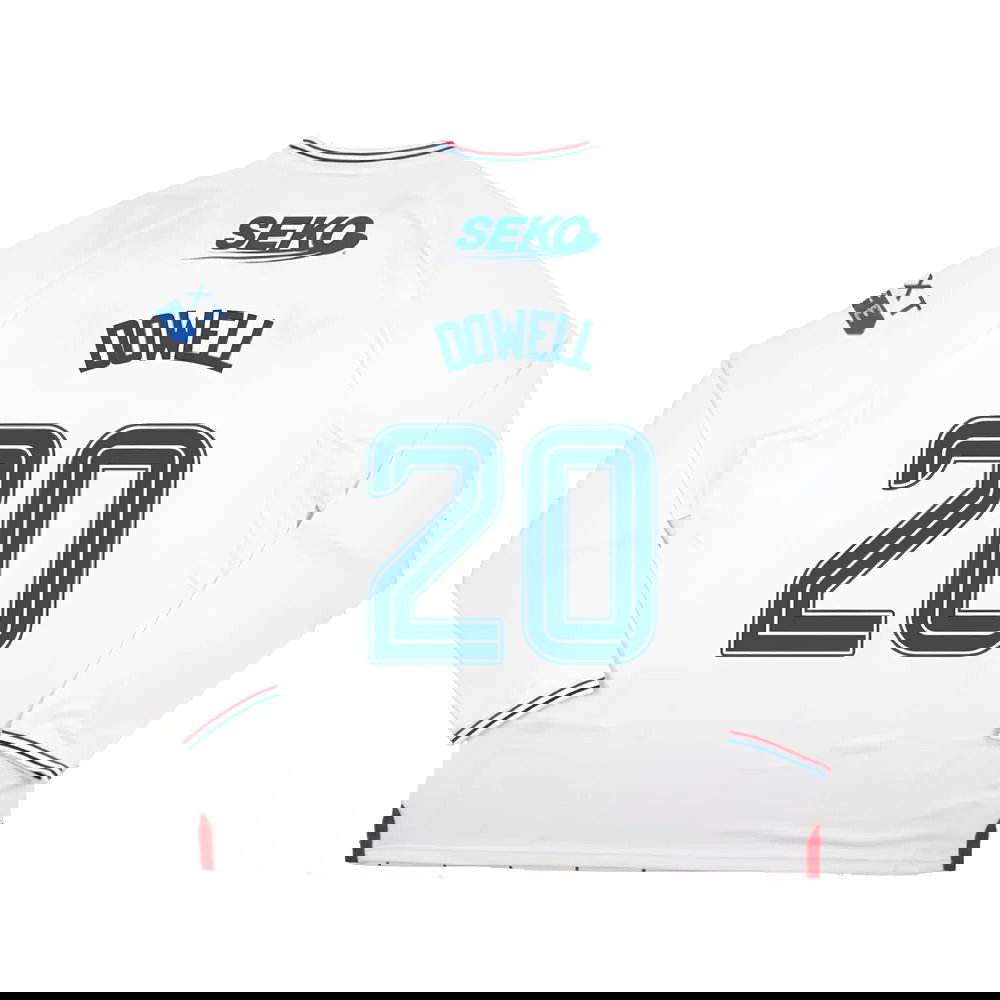 2023-2024 Rangers Long Sleeve Away Shirt (Dowell 20)