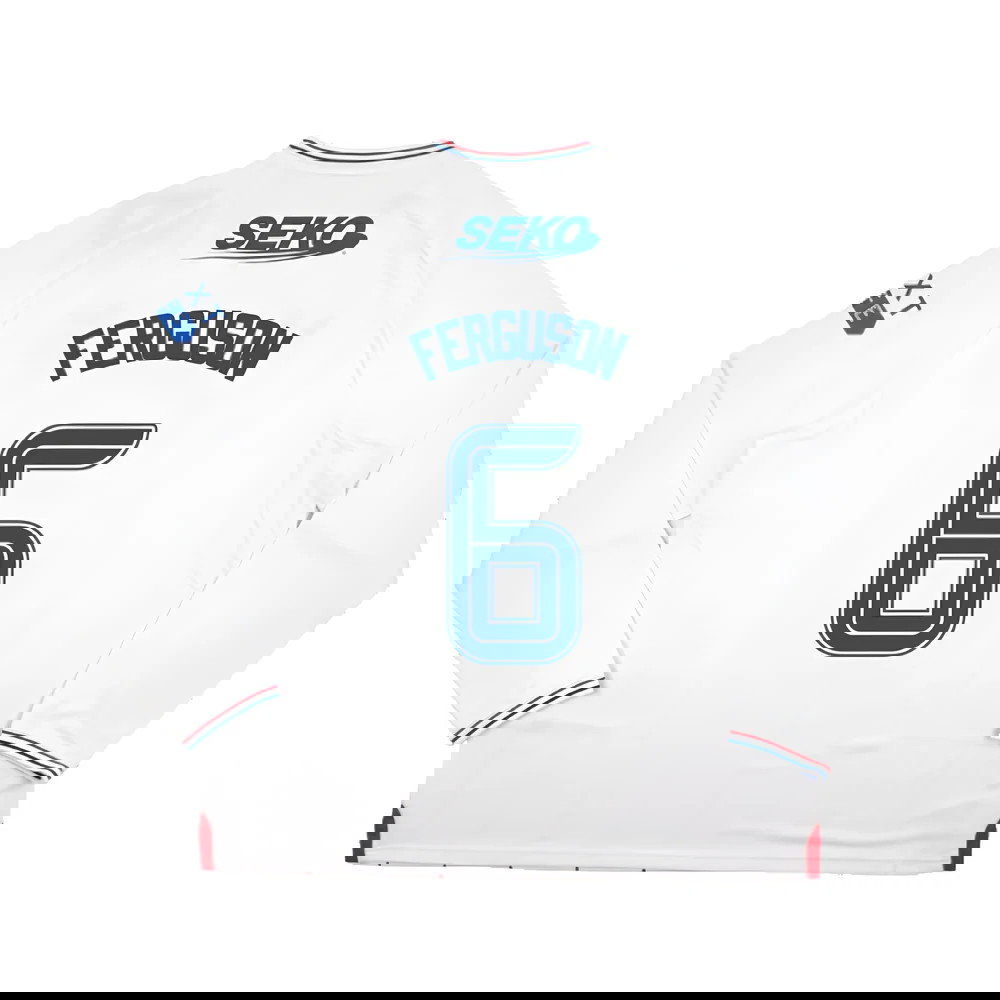 2023-2024 Rangers Long Sleeve Away Shirt (Ferguson 6)