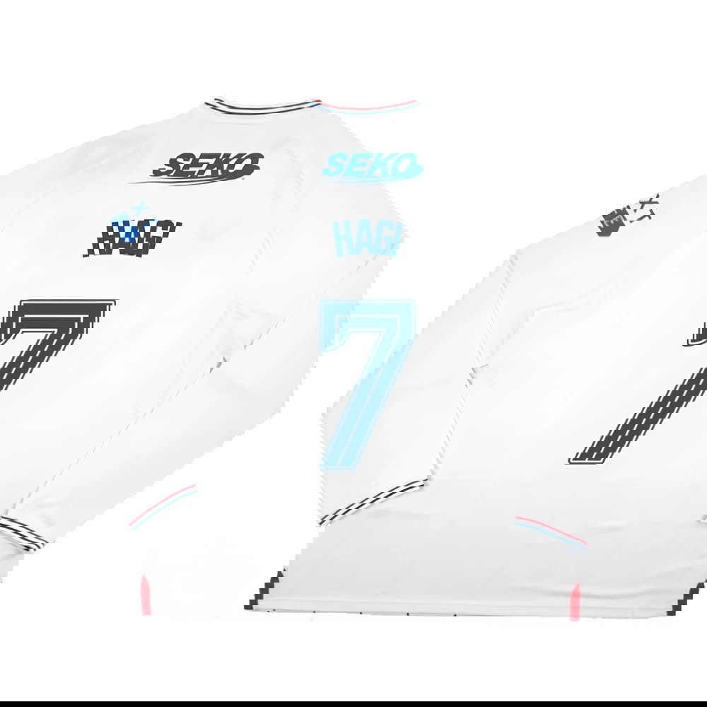 2023-2024 Rangers Long Sleeve Away Shirt (Hagi 7)