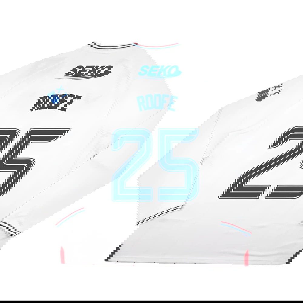 2023-2024 Rangers Long Sleeve Away Shirt (Roofe 25)
