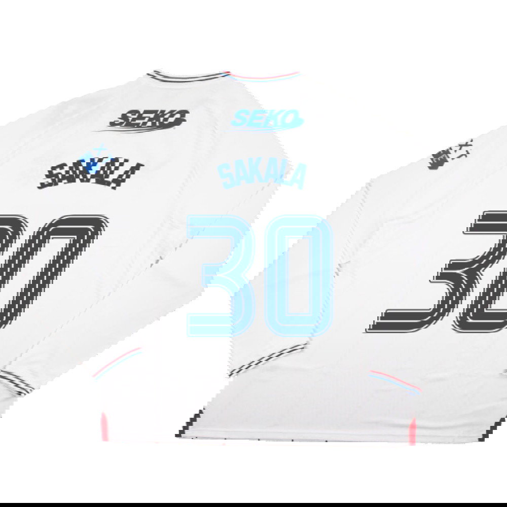 2023-2024 Rangers Long Sleeve Away Shirt (Sakala 30)