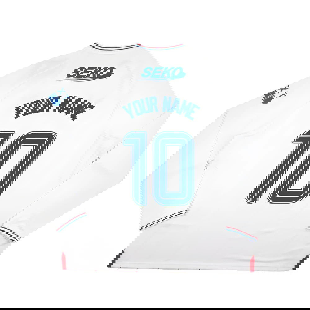 2023-2024 Rangers Long Sleeve Away Shirt (Your Name)