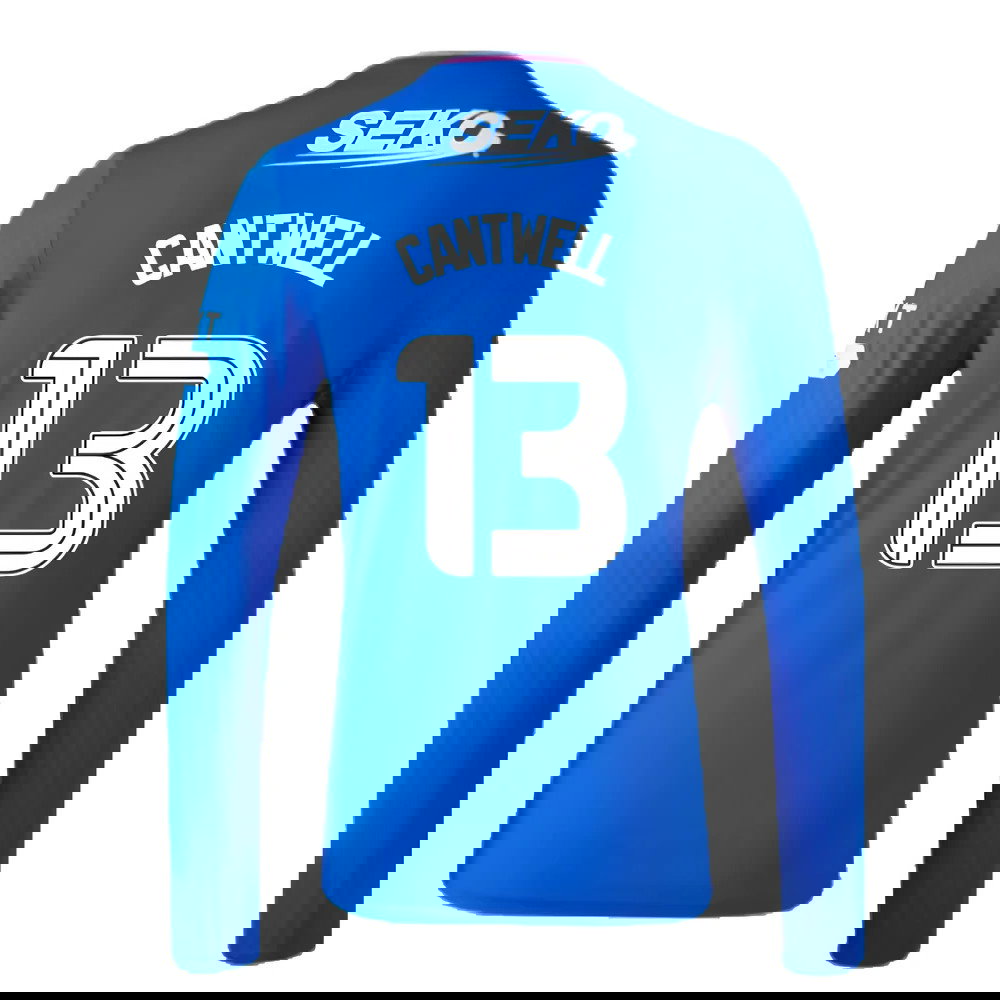 2023-2024 Rangers Long Sleeve Home Shirt (Cantwell 13)