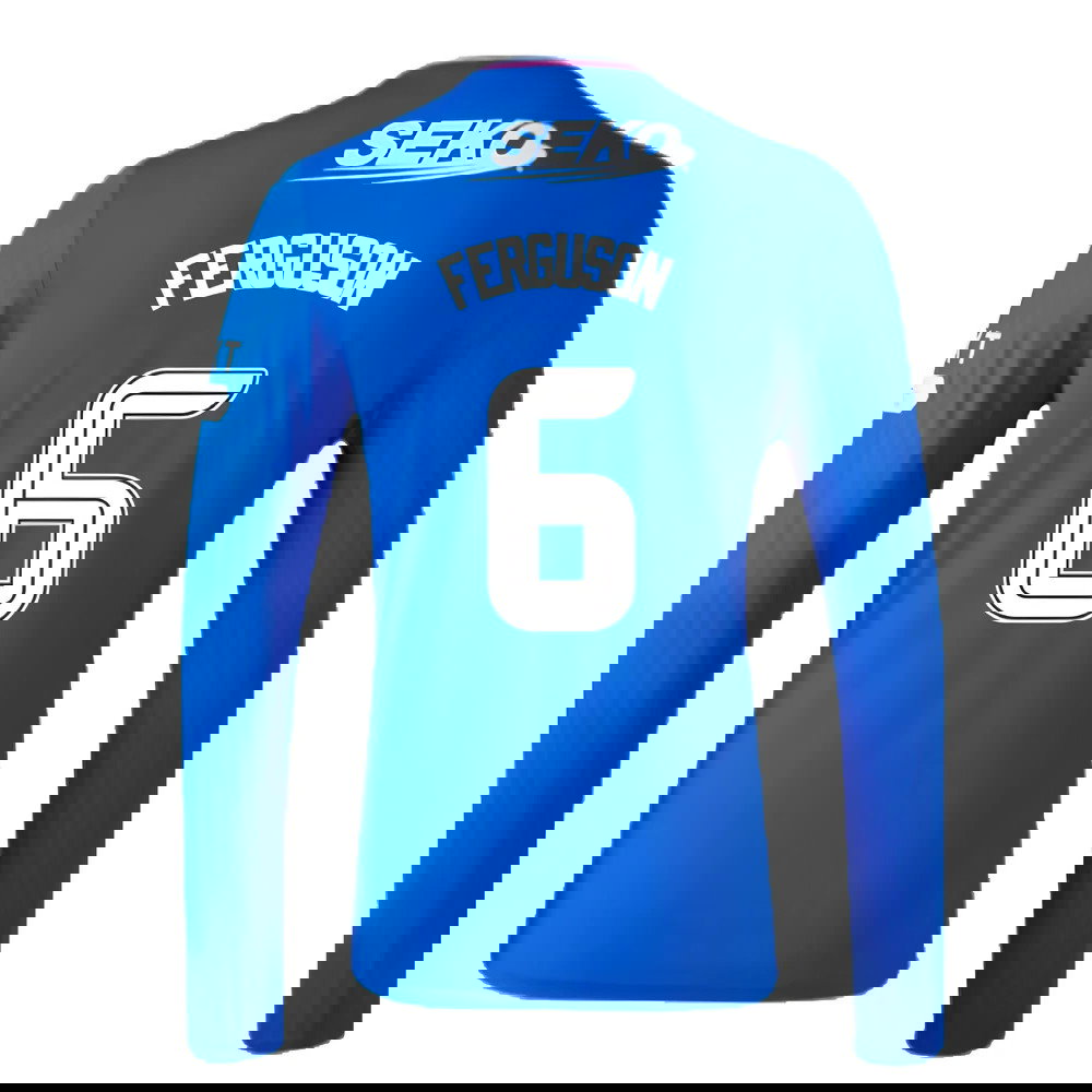 2023-2024 Rangers Long Sleeve Home Shirt (Ferguson 6)