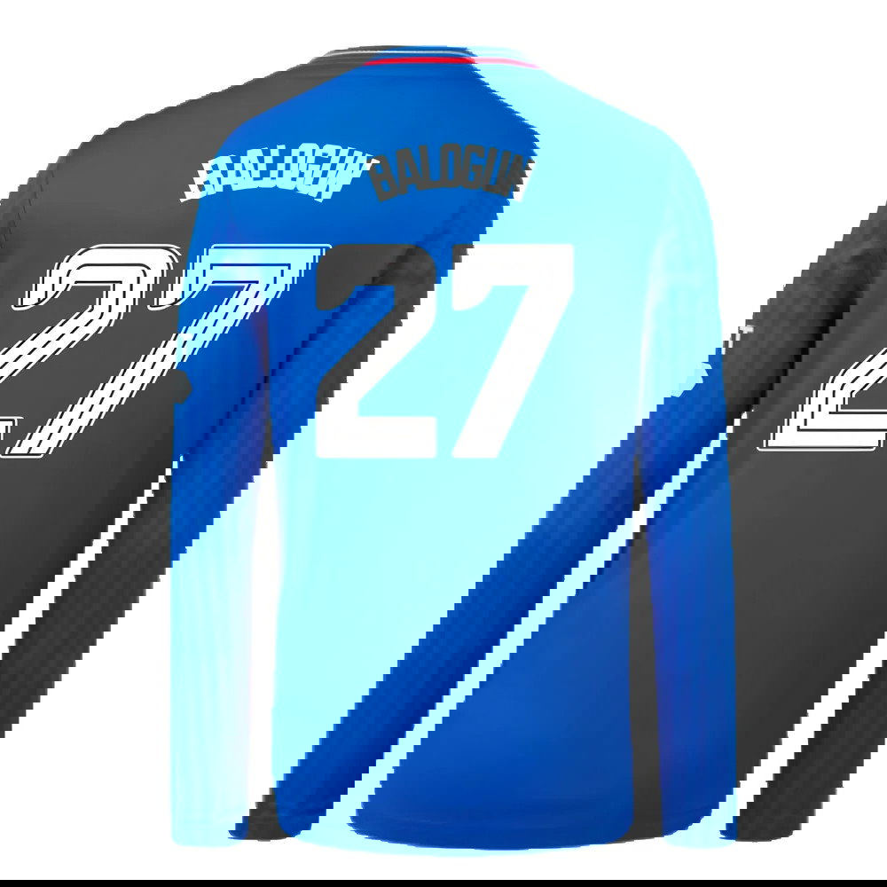 2023-2024 Rangers Long Sleeve Home Shirt (Kids) (Balogun 27)