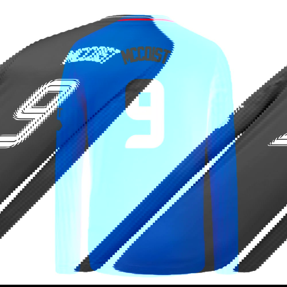 2023-2024 Rangers Long Sleeve Home Shirt (Kids) (McCoist 9)