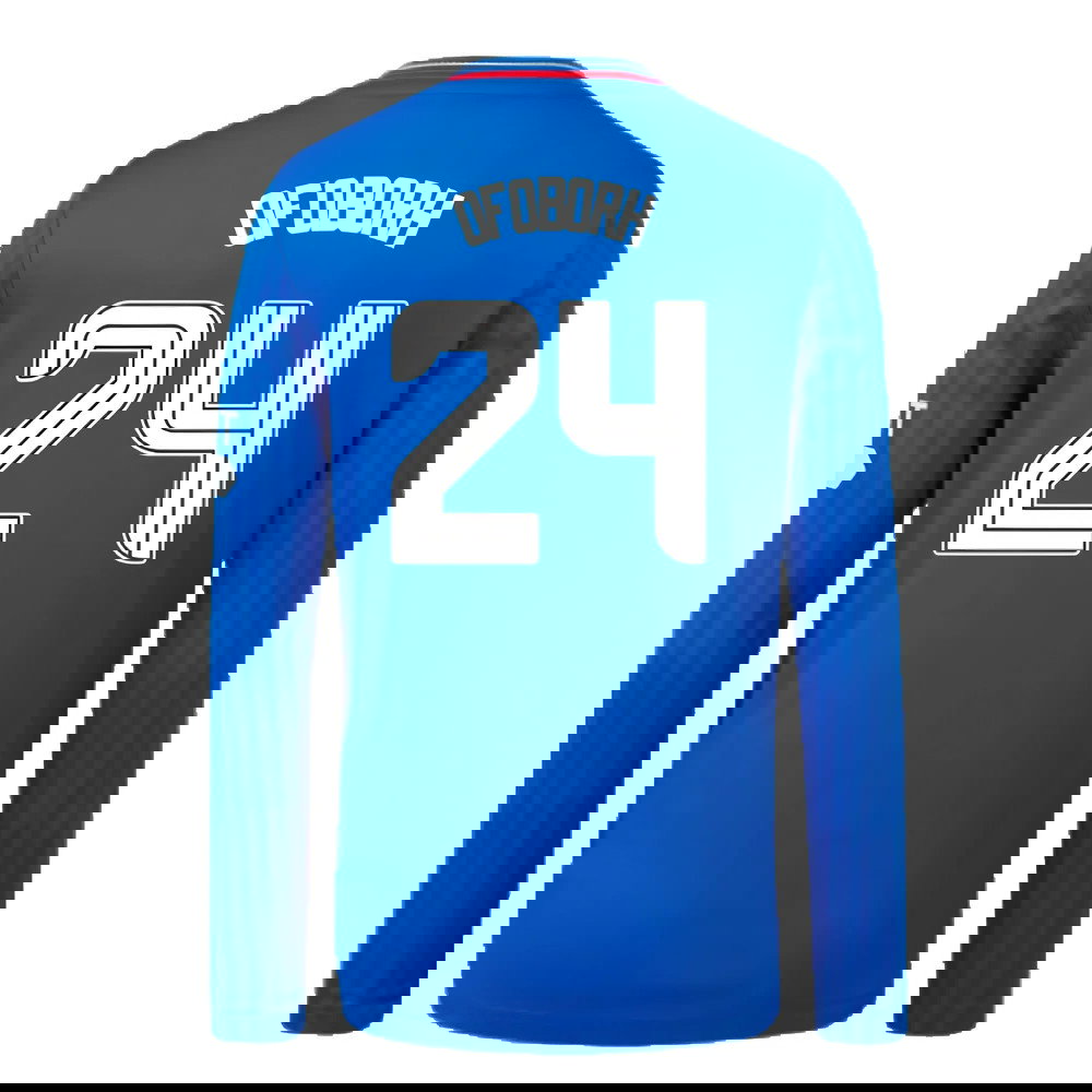 2023-2024 Rangers Long Sleeve Home Shirt (Kids) (Ofoborh 24)