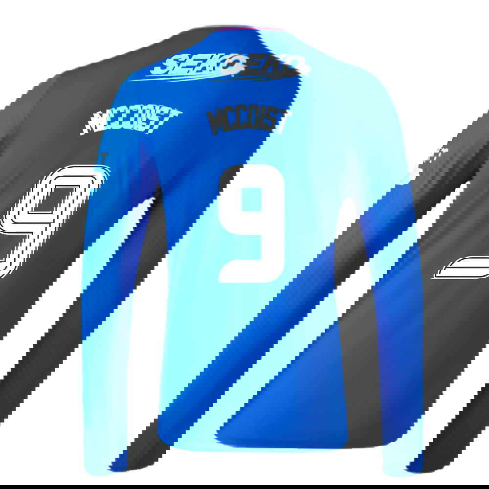 2023-2024 Rangers Long Sleeve Home Shirt (McCoist 9)