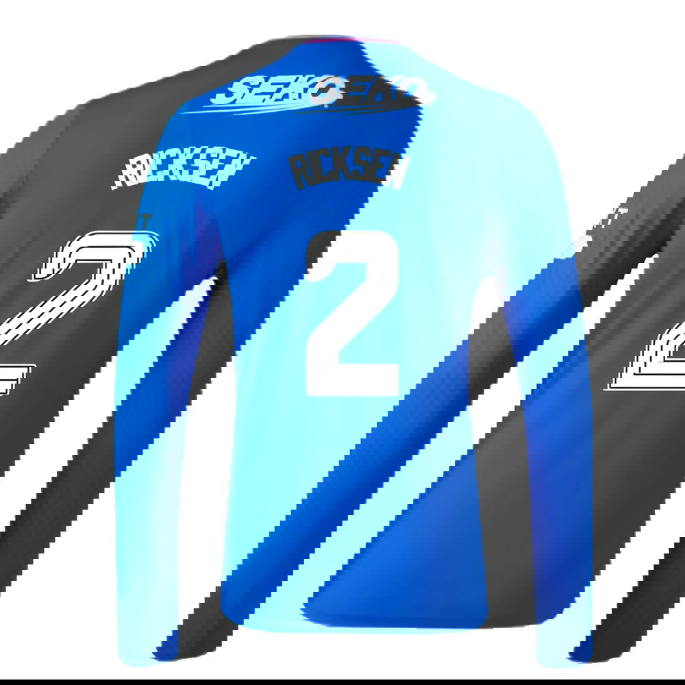 2023-2024 Rangers Long Sleeve Home Shirt (Ricksen 2)
