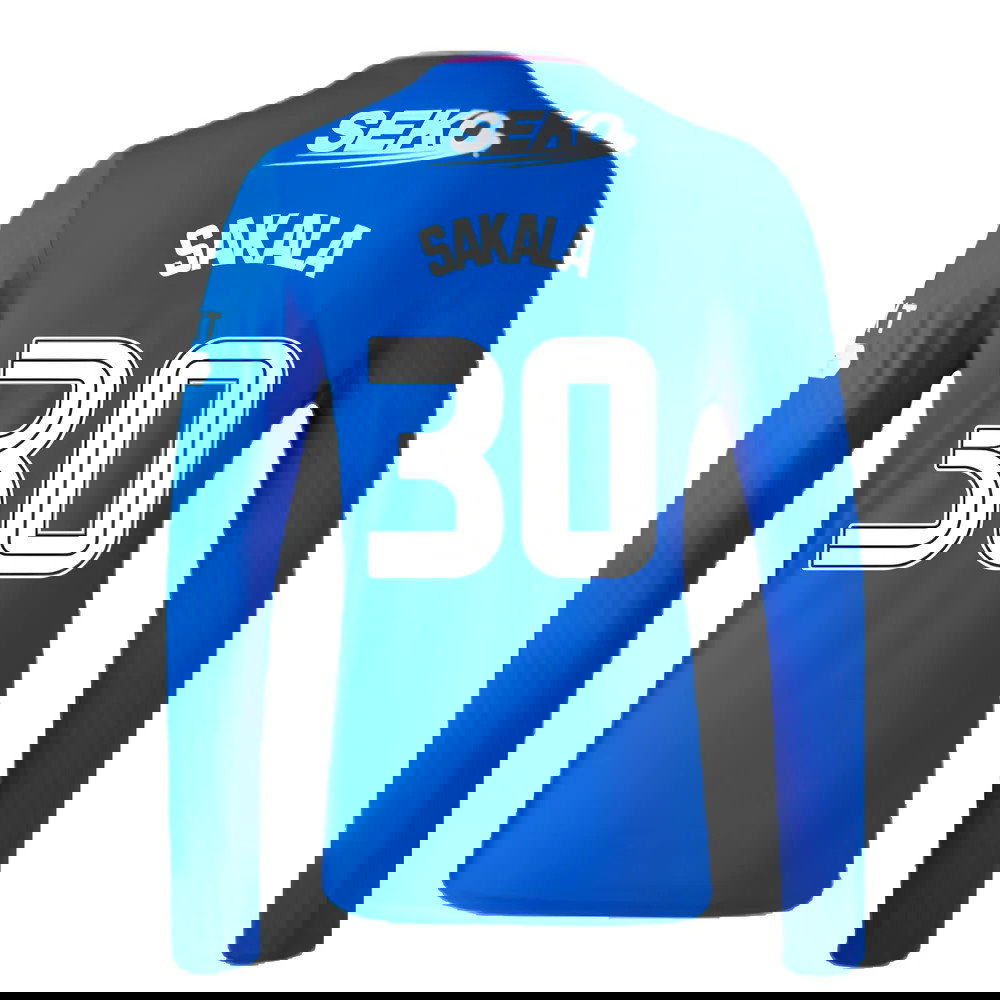 2023-2024 Rangers Long Sleeve Home Shirt (Sakala 30)