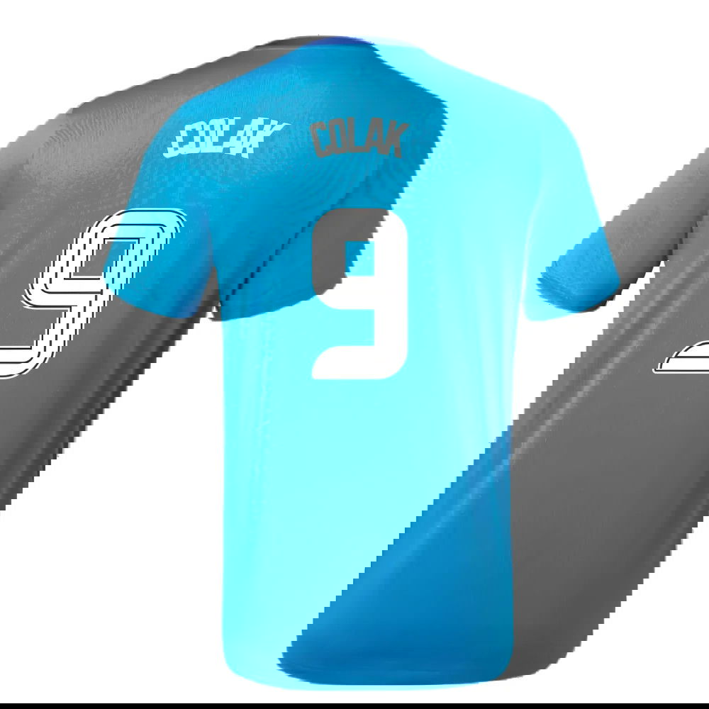 2023-2024 Rangers Players Training Tee (Deep Water) (Colak 9)