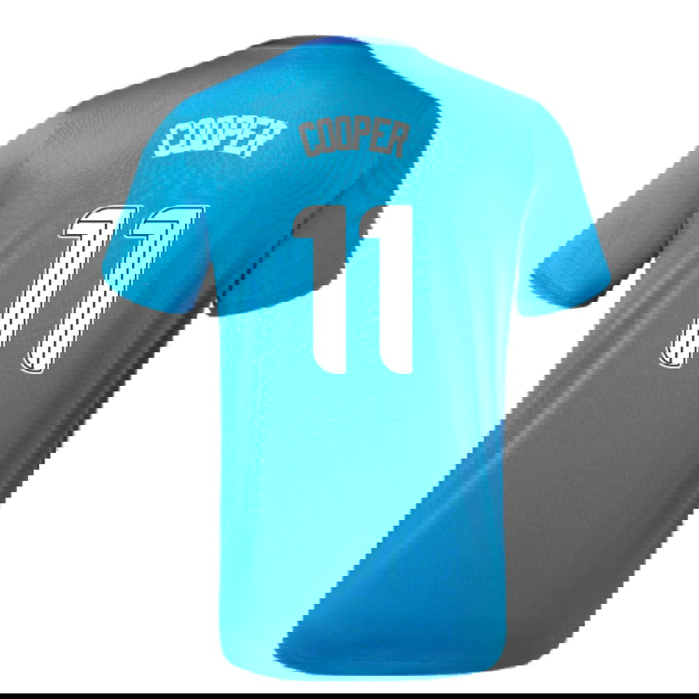 2023-2024 Rangers Players Training Tee (Deep Water) (Cooper 11)