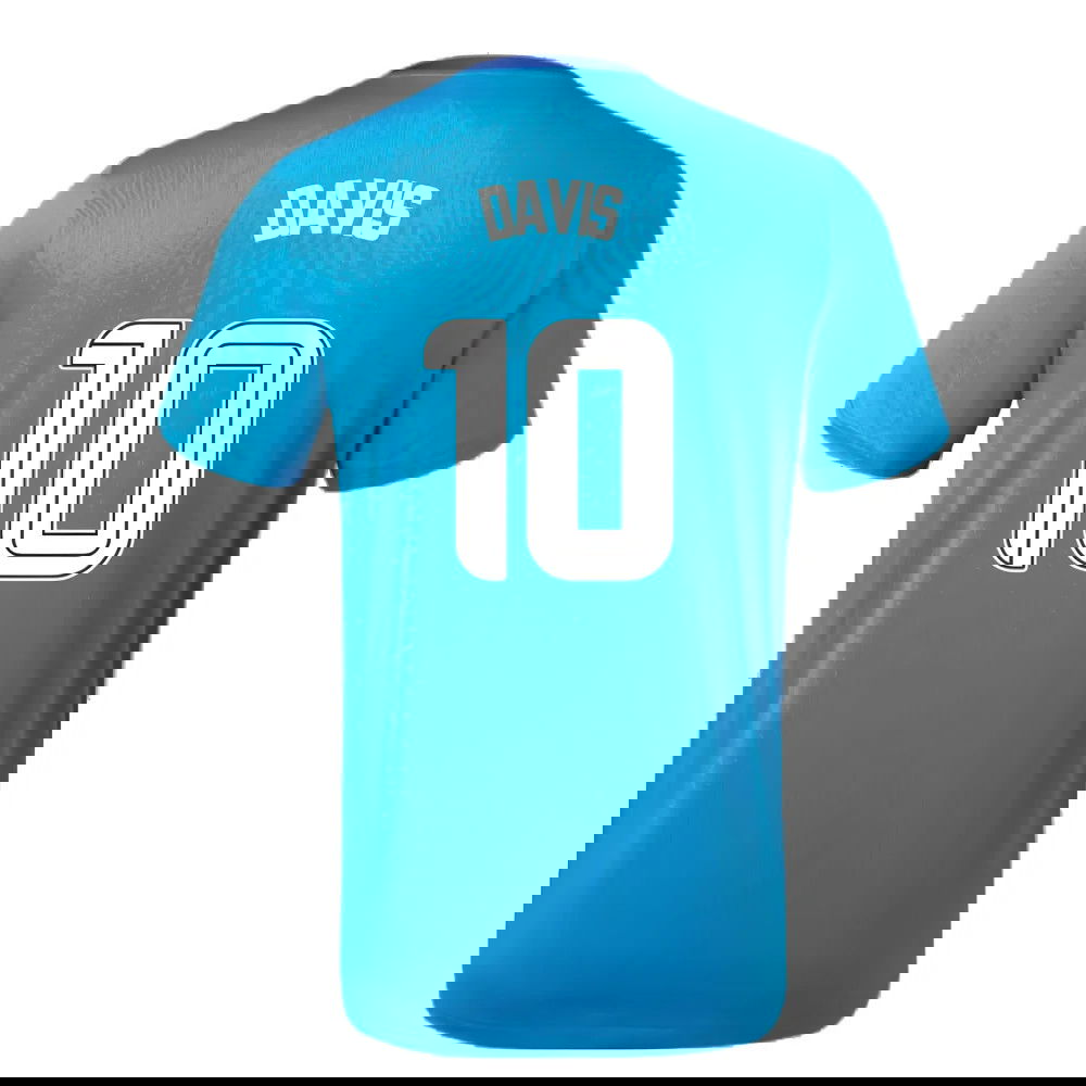 2023-2024 Rangers Players Training Tee (Deep Water) (Davis 10)