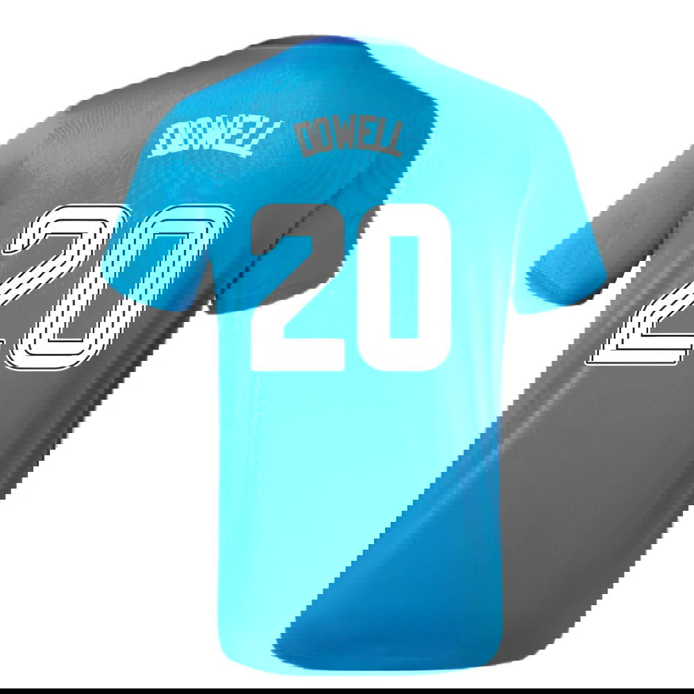 2023-2024 Rangers Players Training Tee (Deep Water) (Dowell 20)
