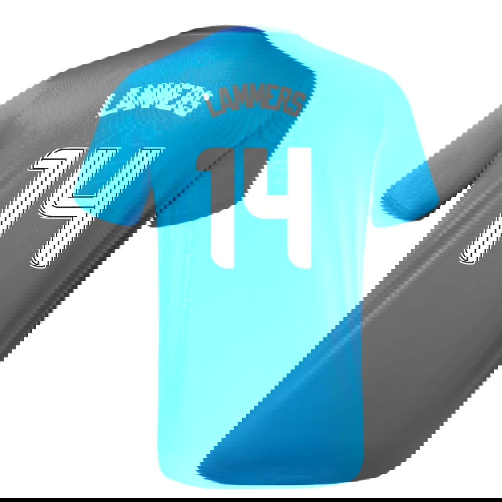 2023-2024 Rangers Players Training Tee (Deep Water) (Lammers 14)