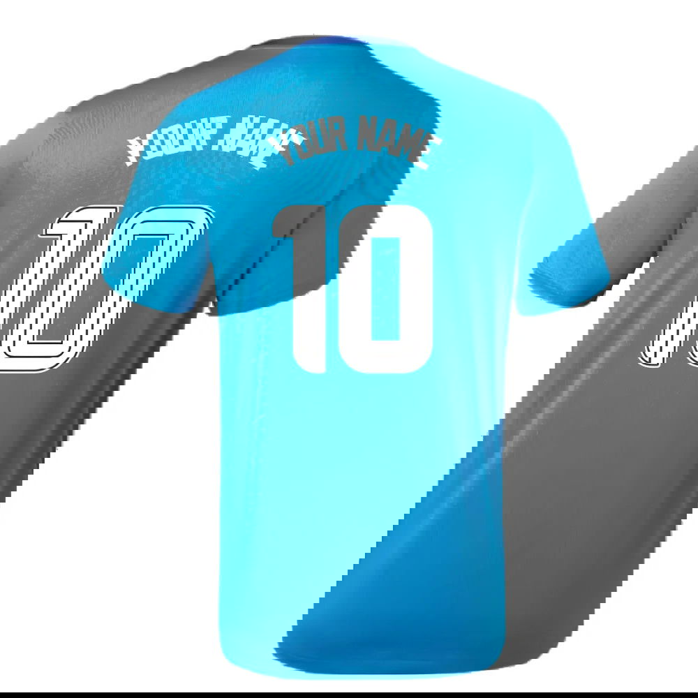 2023-2024 Rangers Players Training Tee (Deep Water) (Your Name)