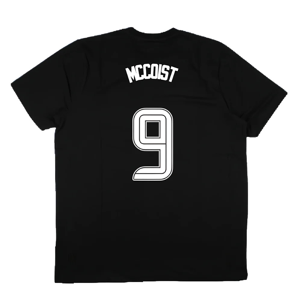 2023-2024 Rangers Players Travel Logo Tee (Black) (McCoist 9)