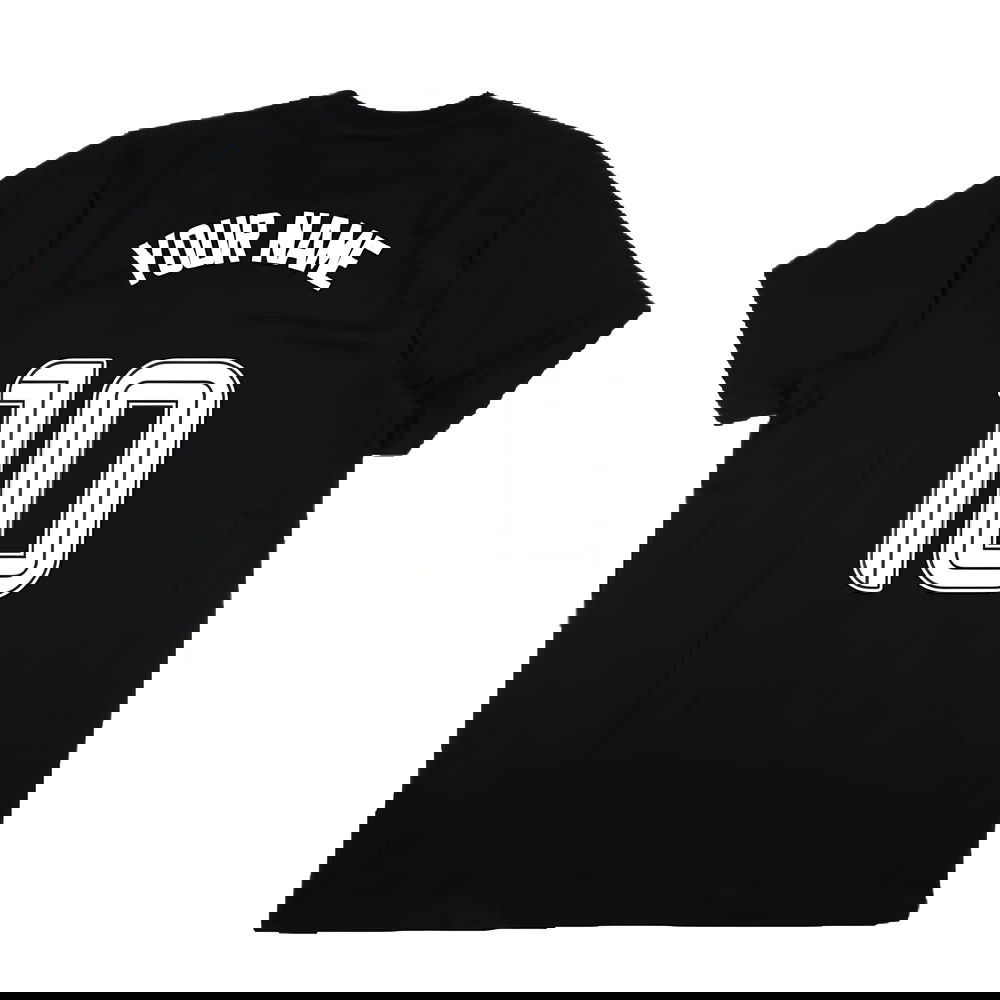 2023-2024 Rangers Players Travel Logo Tee (Black) (Your Name)