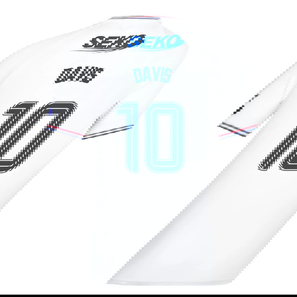 2023-2024 Rangers Pro Authentic Away Shirt (Davis 10)