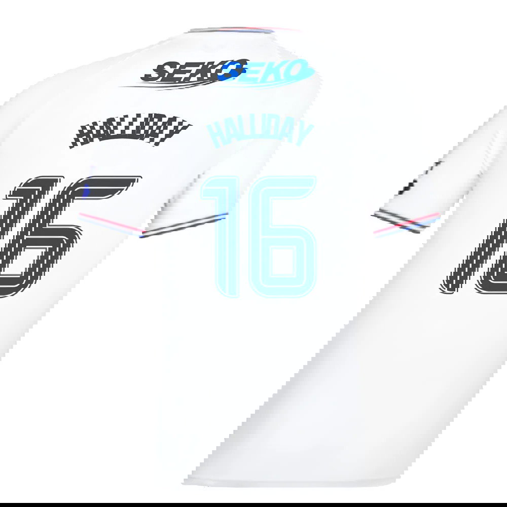 2023-2024 Rangers Pro Authentic Away Shirt (Halliday 16)