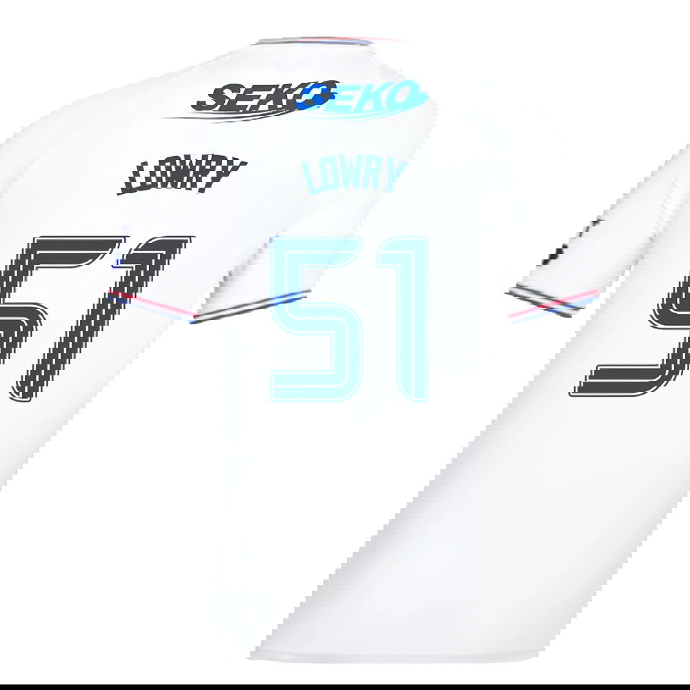 2023-2024 Rangers Pro Authentic Away Shirt (Lowry 51)