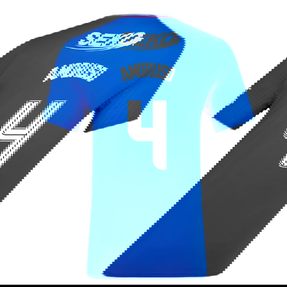 2023-2024 Rangers Pro Authentic Home Shirt (Amoruso 4)