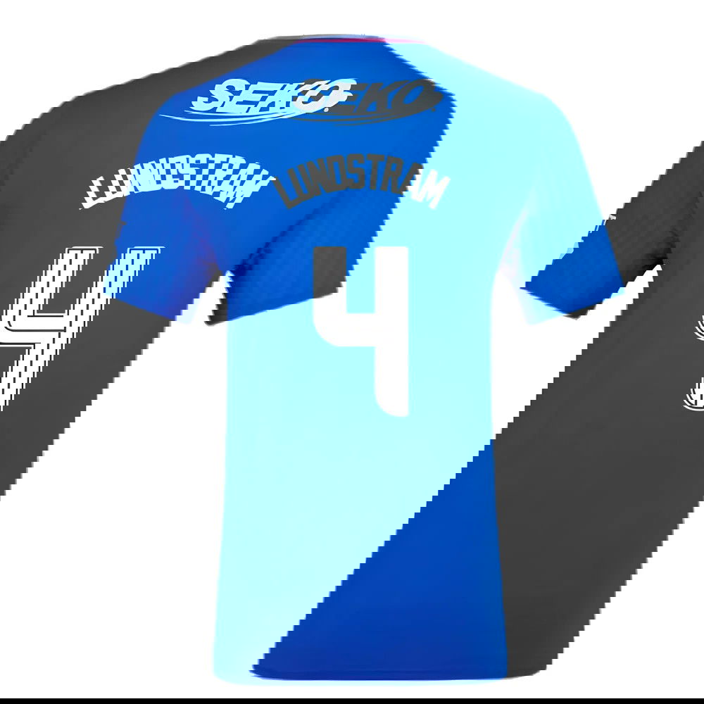 2023-2024 Rangers Pro Authentic Home Shirt (Lundstram 4)