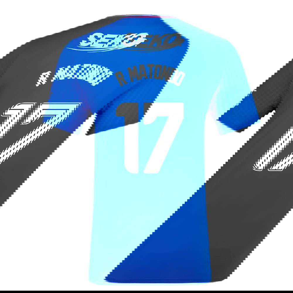 2023-2024 Rangers Pro Authentic Home Shirt (R Matondo 17)
