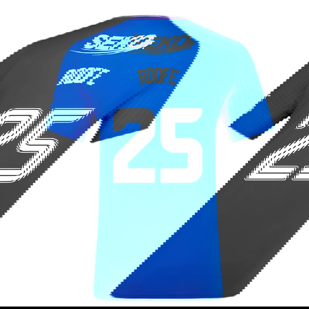 2023-2024 Rangers Pro Authentic Home Shirt (Roofe 25)