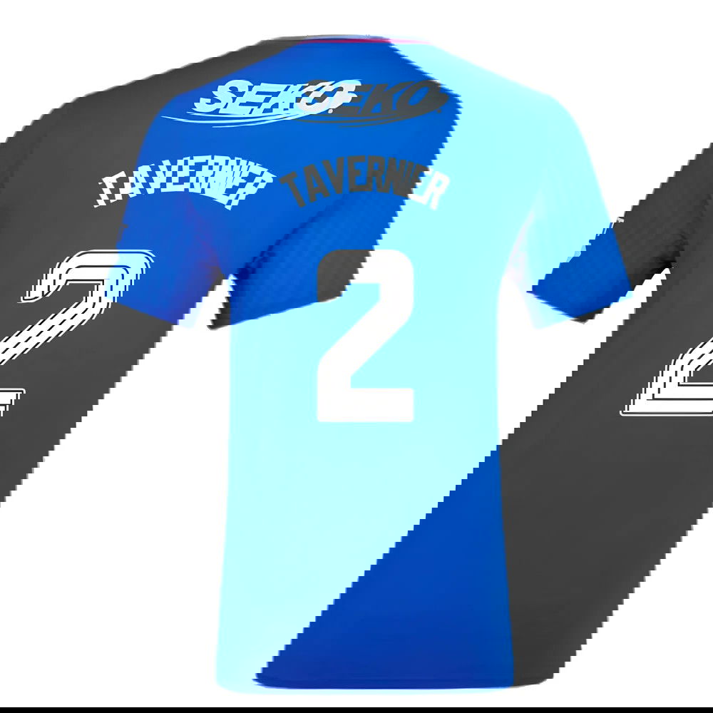 2023-2024 Rangers Pro Authentic Home Shirt (Tavernier 2)