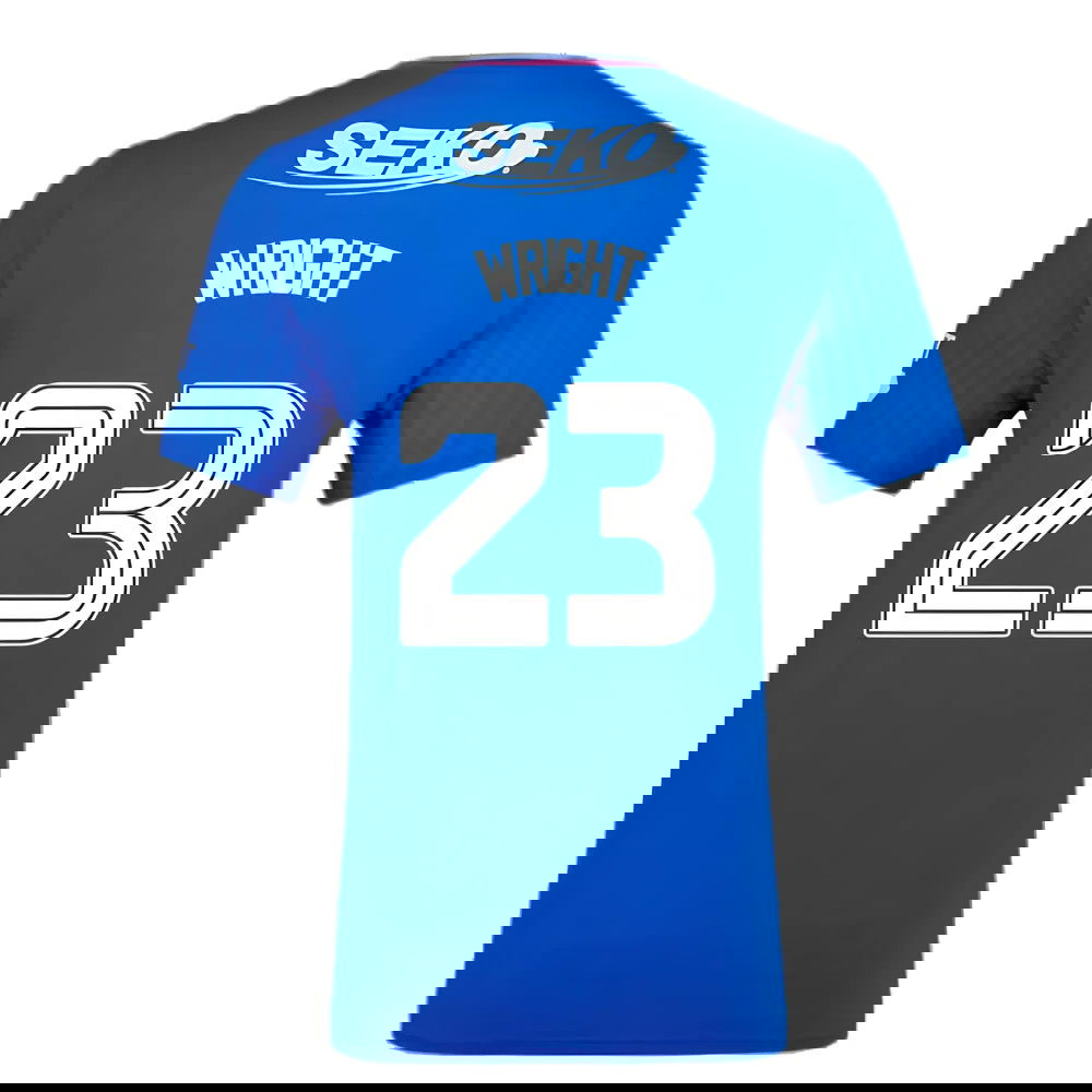 2023-2024 Rangers Pro Authentic Home Shirt (Wright 23)