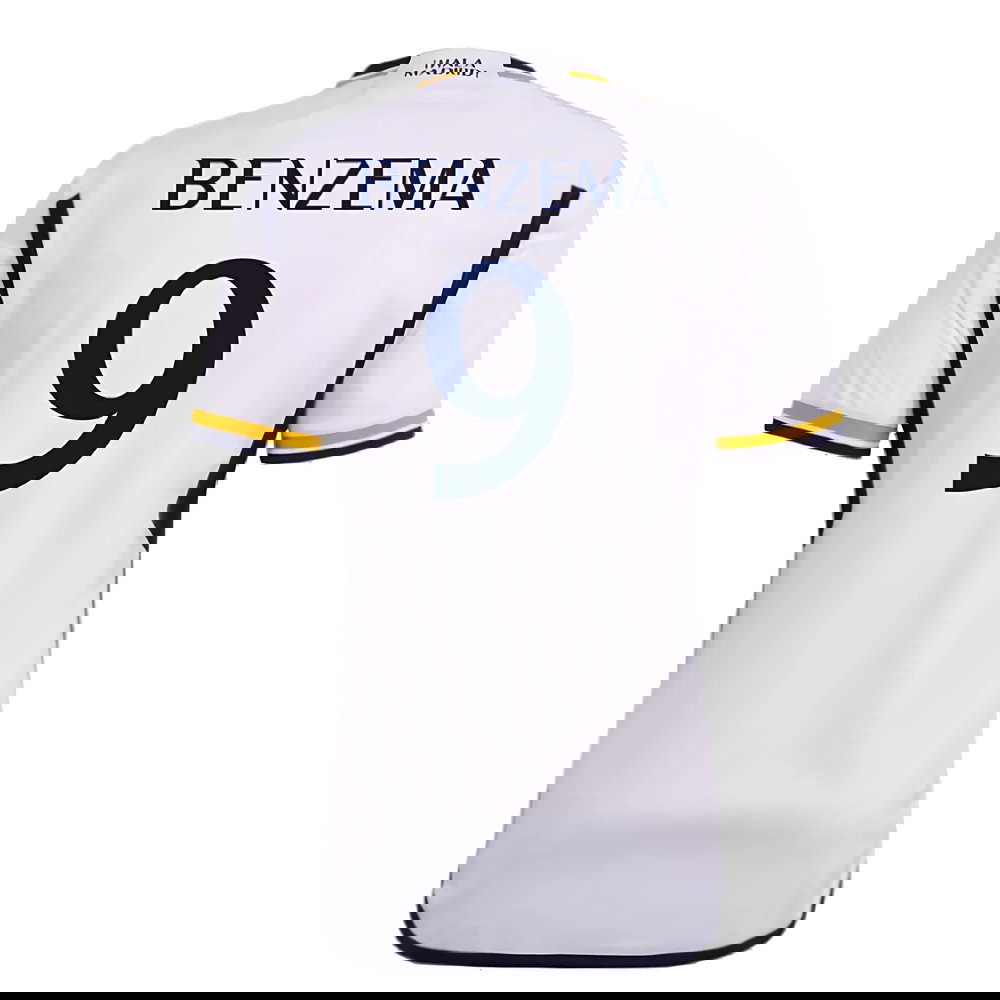2023-2024 Real Madrid Home Shirt (Benzema 9)