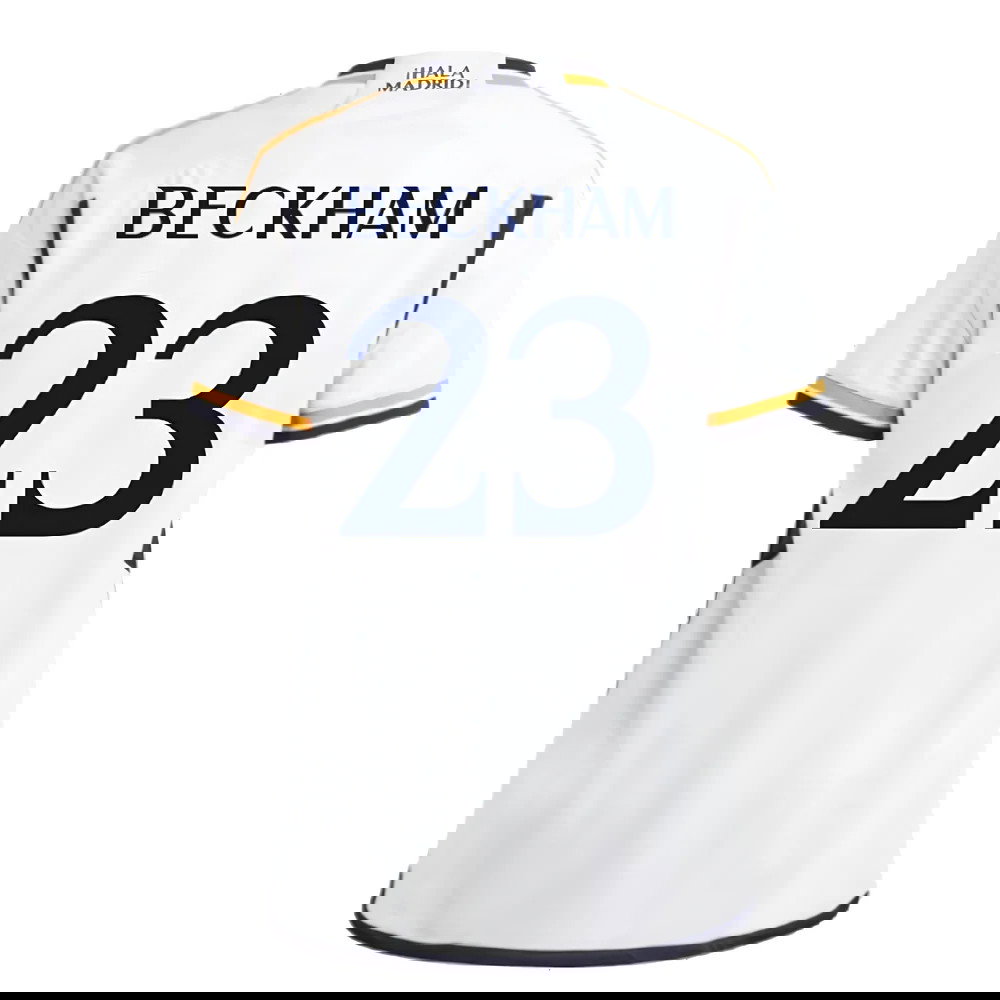 2023-2024 Real Madrid Home Shirt (Kids) (Beckham 23)