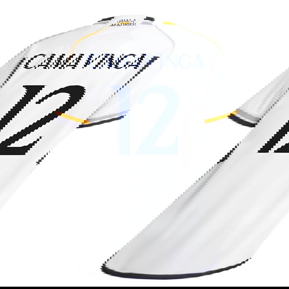 2023-2024 Real Madrid Home Shirt (Kids) (Camavinga 12)