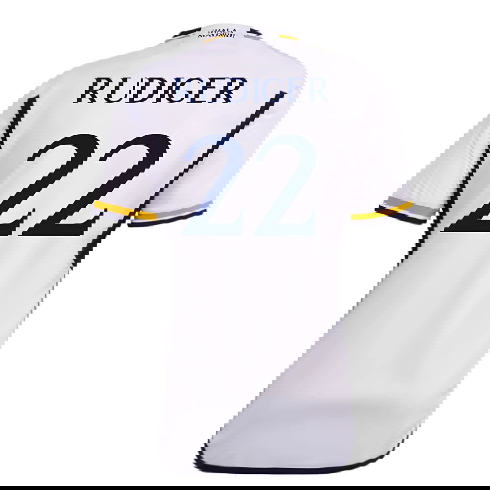 2023-2024 Real Madrid Home Shirt (Rudiger 22)