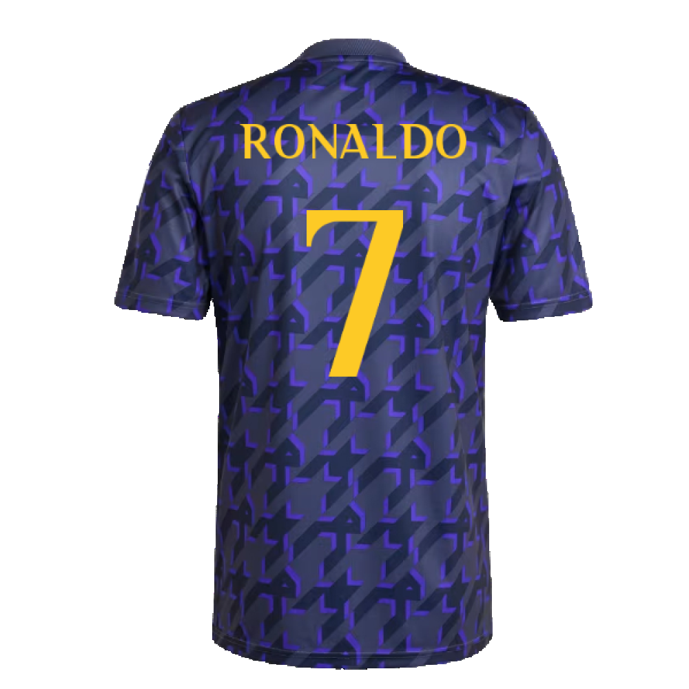 2023-2024 Real Madrid Pre-Match Shirt (Shadow Navy) (Ronaldo 7)