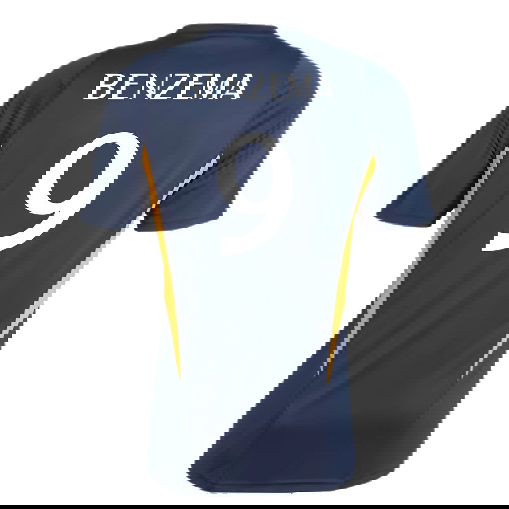 2023-2024 Real Madrid Training Shirt (Legend Ink) (Benzema 9)