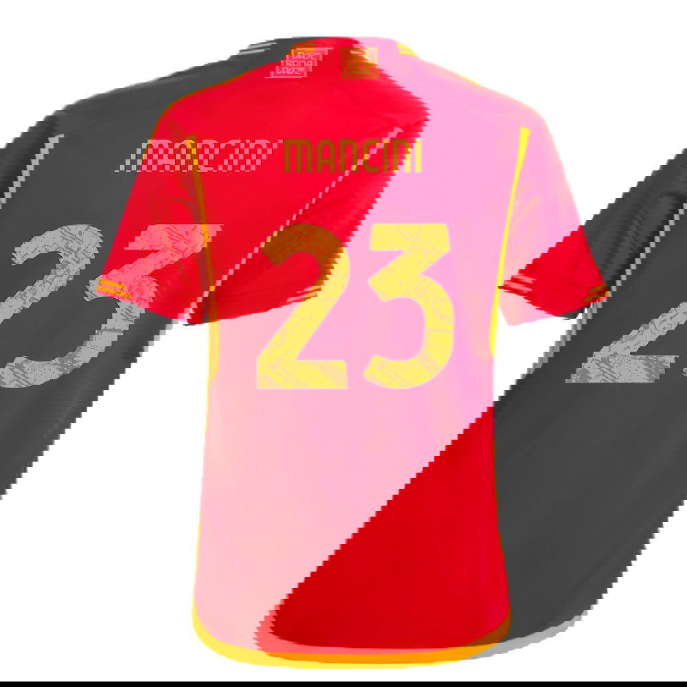 2023-2024 Roma Home Shirt (Kids) (MANCINI 23)
