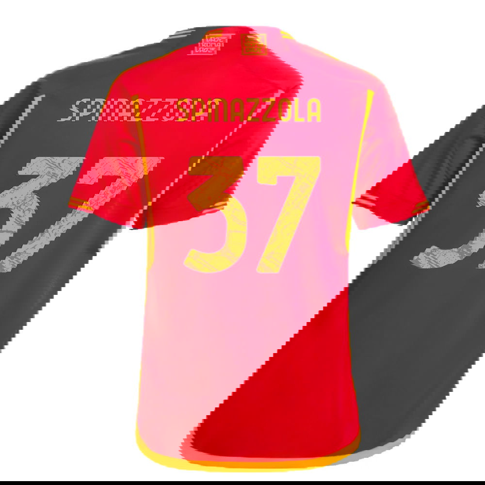 2023-2024 Roma Home Shirt (Kids) (SPINAZZOLA 37)