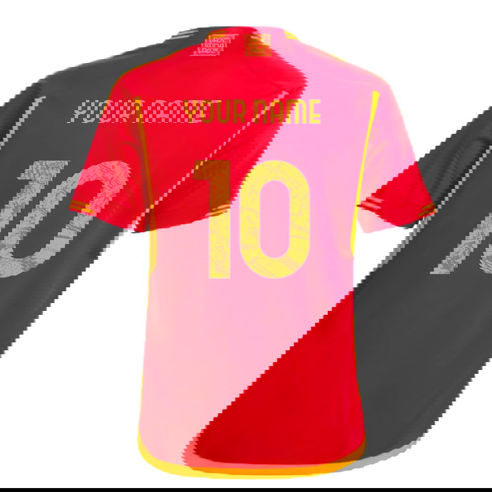 2023-2024 Roma Home Shirt (Kids) (Your Name)