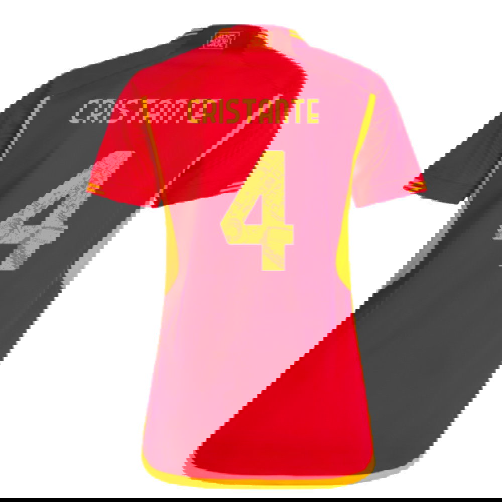 2023-2024 Roma Home Shirt (Ladies) (CRISTANTE 4)
