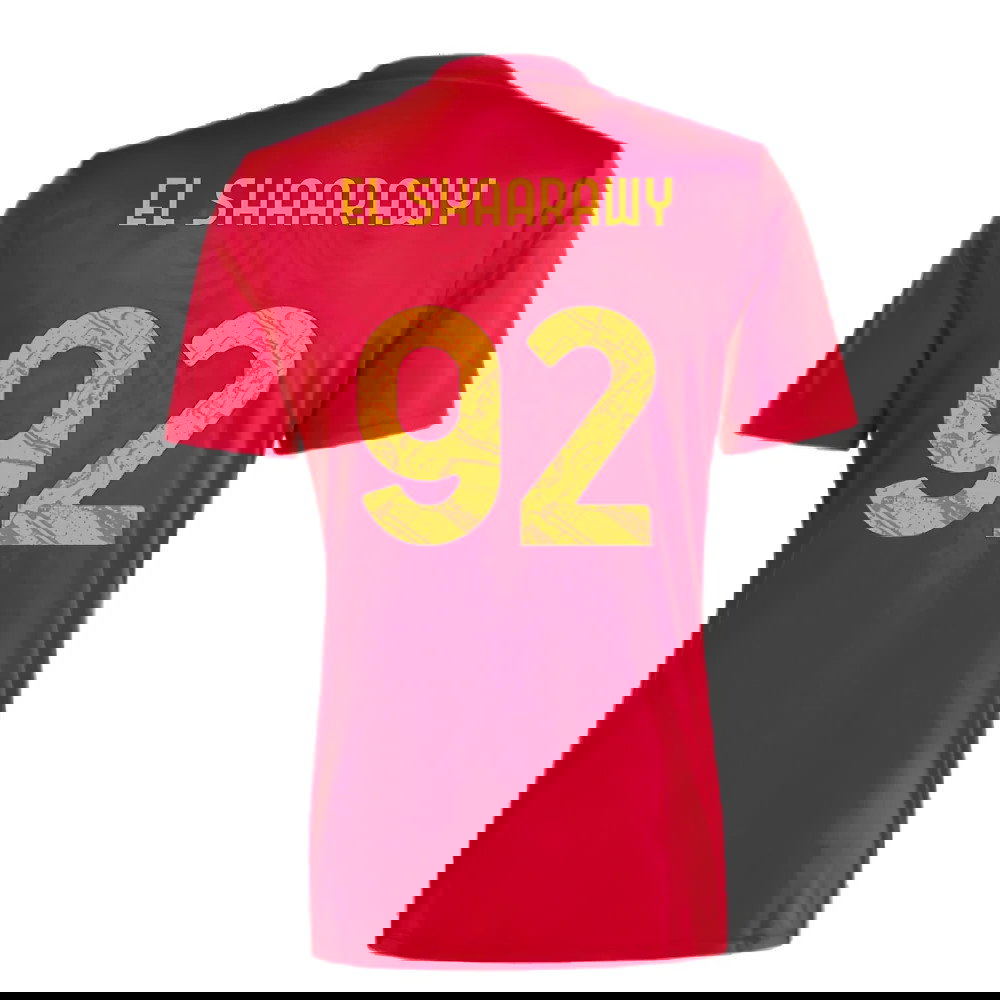 2023-2024 Roma Icon Pre-Match Shirt (Red) (EL SHAARAWY 92)