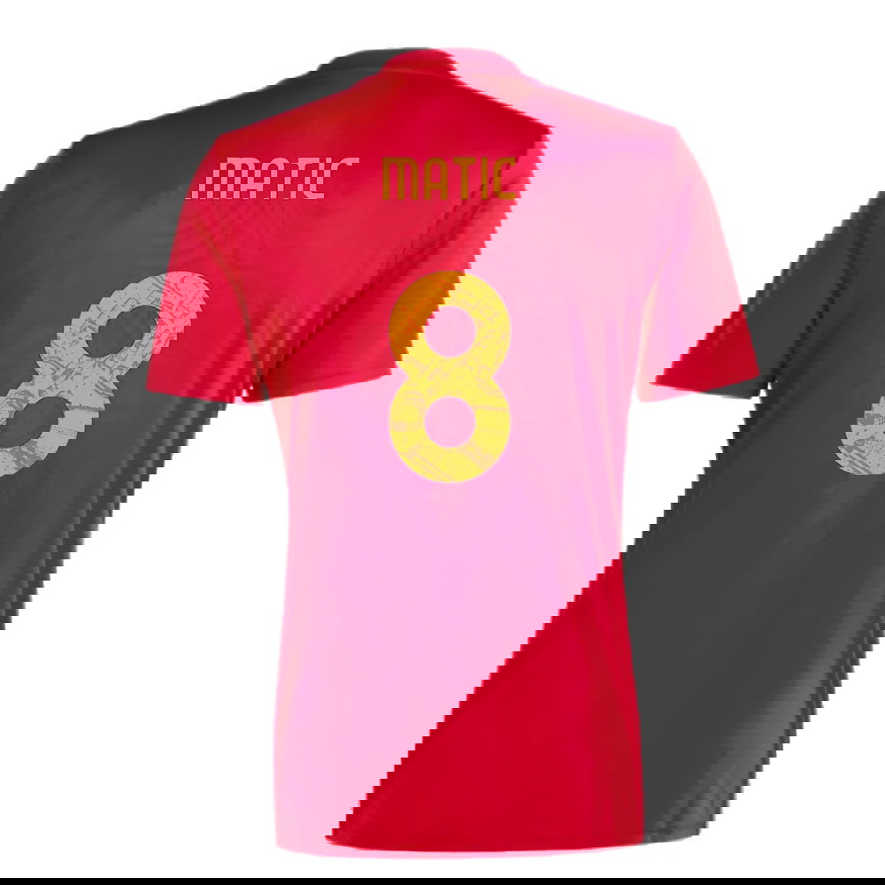 2023-2024 Roma Icon Pre-Match Shirt (Red) (MATIC 8)