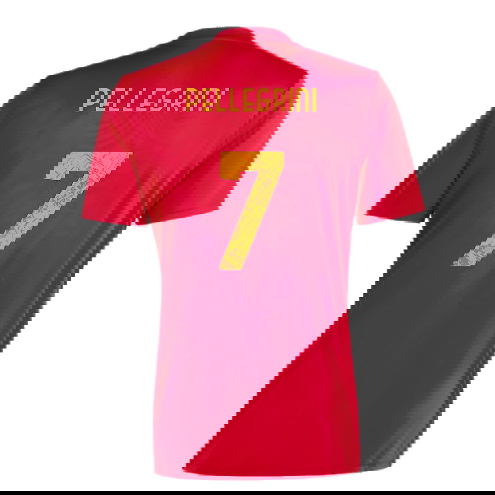 2023-2024 Roma Icon Pre-Match Shirt (Red) (PELLEGRINI 7)