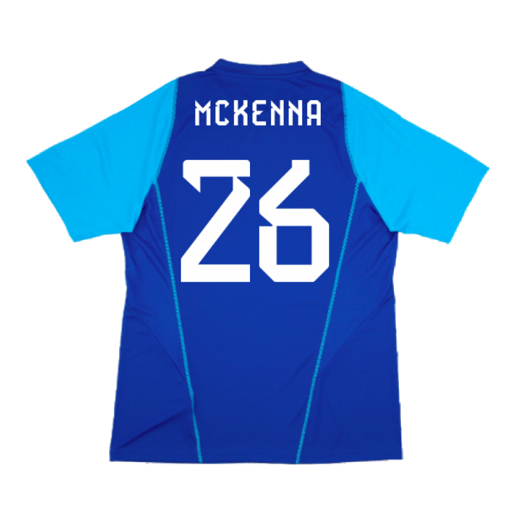 2023-2024 Scotland Player Issue Training Shirt (Blue) (McKenna 26)