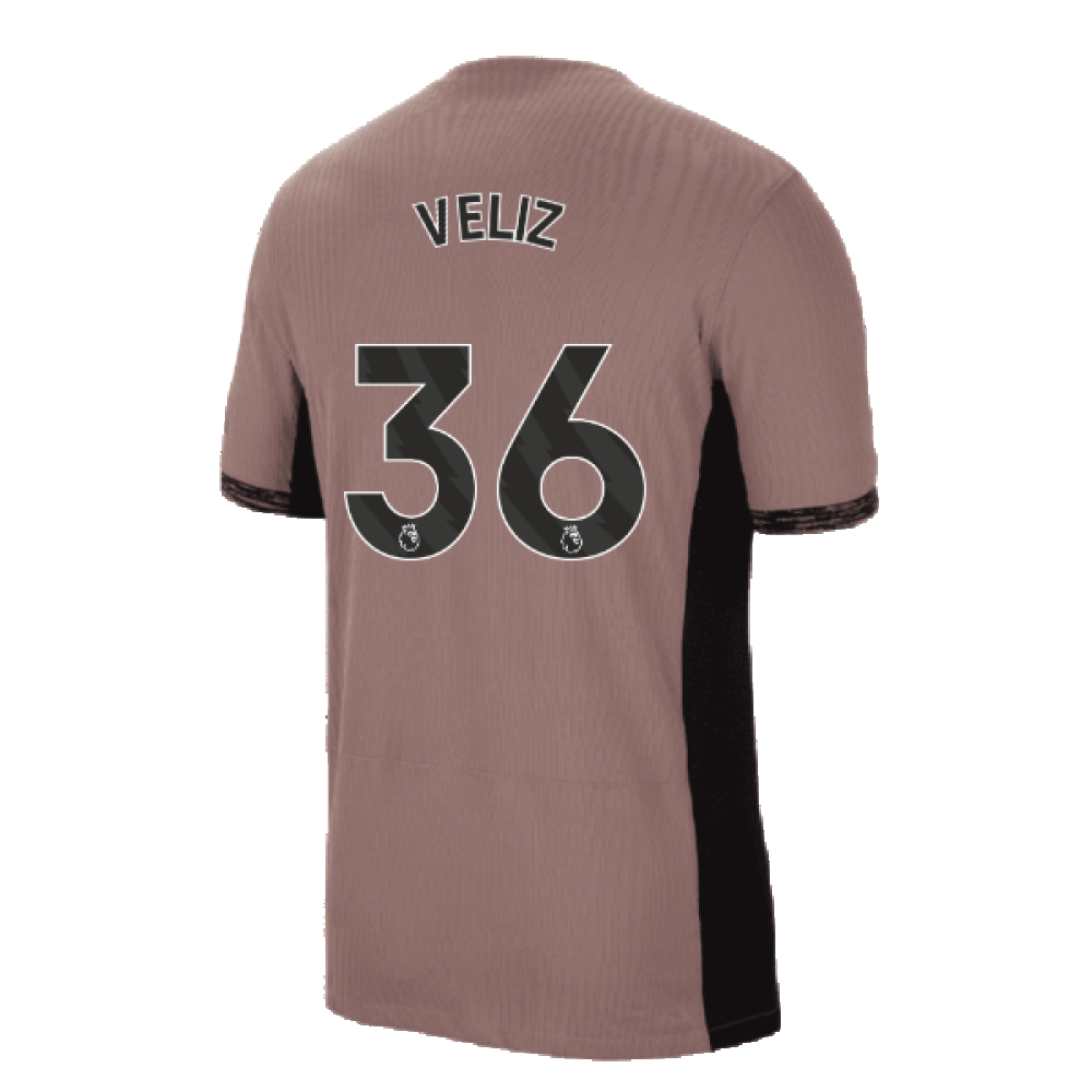 2023-2024 Tottenham Hotspur Authentic Third Shirt (Veliz 36)