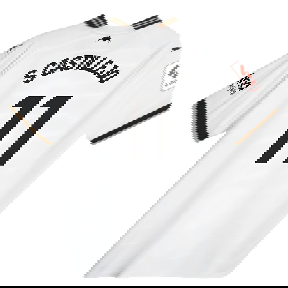 2023-2024 Valencia Home Shirt (Kids) (S CASTILLEJO 11)