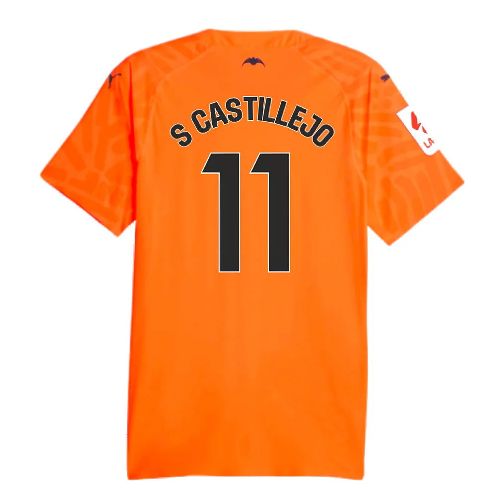 2023-2024 Valencia Third Shirt (S CASTILLEJO 11)