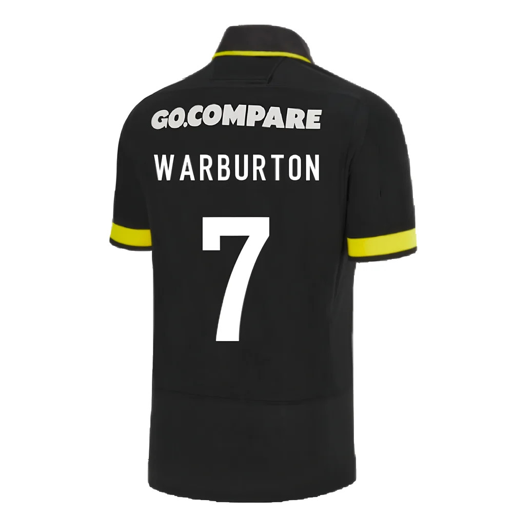 2023-2024 Wales Rugby Away WRU Shirt (Warburton 7)
