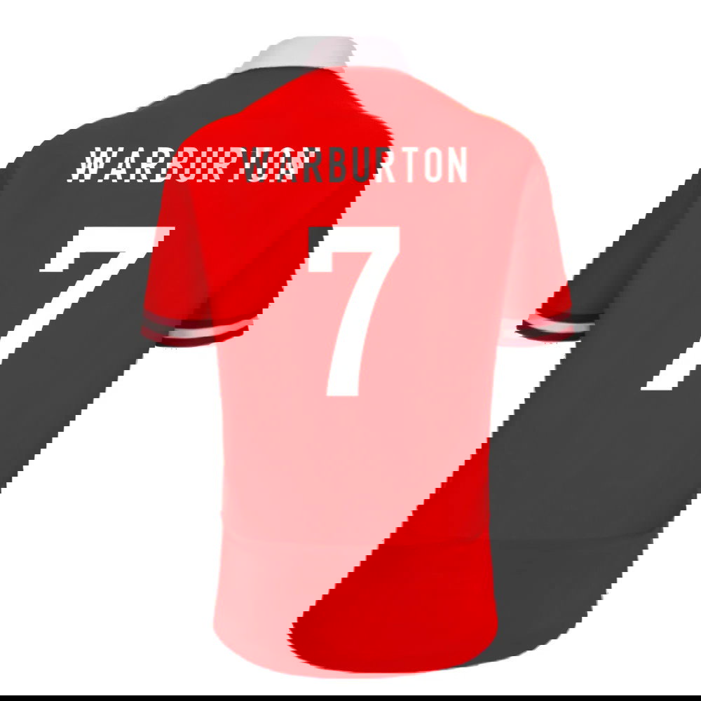 2023-2024 Wales Rugby Home Cotton Shirt (Warburton 7)